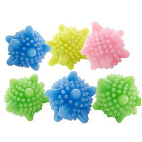 6 Pieces Magic Laundry Ball Reusable Household Cleaning Machine Washing Clothes Softener Starfish Shape Solid Cleaning Ball Color Random