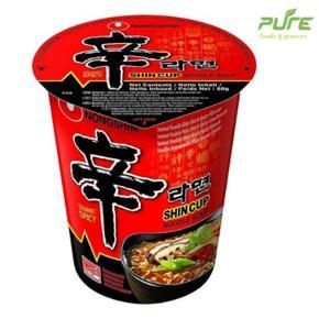 Nongshim shin cup ramyun - 68 gm Korean Gourmet cup ramen noodles