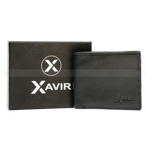 XAVIR Authentic Lather Wallet XW-05 Black