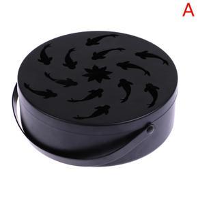 Metal Mosquito Coil Holder Retro Portable Mosquito Incense Burner for Home