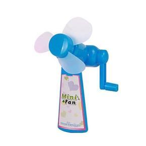 Portable Handheld Operated Mini Fan - Blue and White
