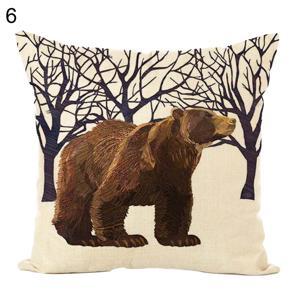 45x45cm Nordic Animal Throw Pillow Case Cushion Cover Sofa Bed Car Home Decor