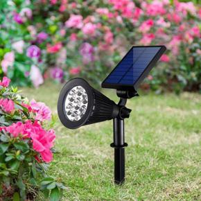Led Solar Spotlights Adjustable Color-Changing Waterproof Garden Lawn Lamp Landscape Spot Lights Porch /Pathways/Yard/Pool