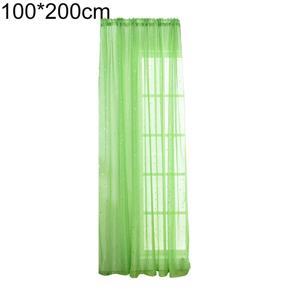 1Pc Shiny Star Transparent Tulle Voile Curtain Window Drape Living Room Decor