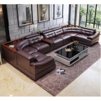 U-Shape Artificial Leather Sofa Set JFS524