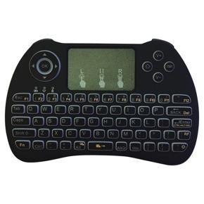 Backlight Keyboard Mini Wireless Keyboard Air-Mouse Flying Squirrel Remote - black