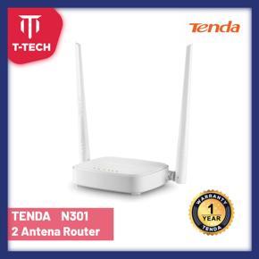 Tenda N301 Global Version 300 Mbps WiFi Router, 2 Anteena