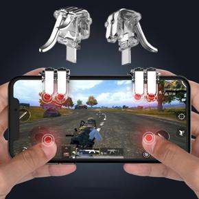 Pair Of High Quality W6 PUBG Trigger for any Smartphone - PUBG Control - PUBG Controller - PUBG Triggered - Trigger For PUBG - PUBG Triger -2 pcs PUBG Trigger - Control for Mobile Gaming - PUBG Mobile