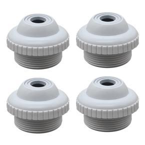 BRADOO 4X Swimming Pool Spa Return Jet Fitting Massage Nozzle Inlet Outlet Tub Nozzle with Adjustable Jet Eyeball Pool Tool