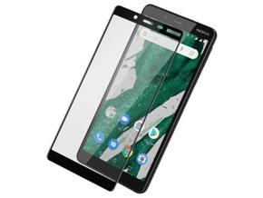 Tempered Glass Screen Protector 6D/9D/11D  For Nokia 1 Plus- Black