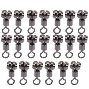 Gear Connector 20pcs Copper Enhanced Version European Type Swivel Hook Fishing Equipment