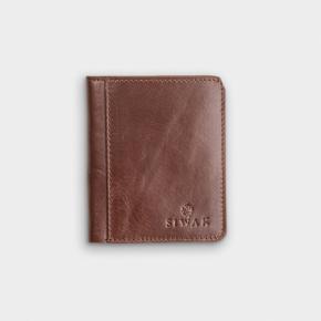Bifold Brown Leather Wallet by SIWAK