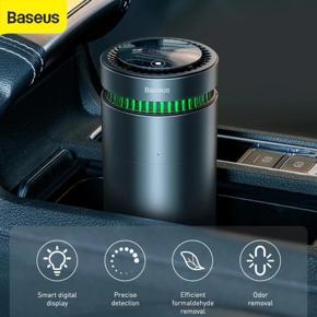 Baseus Car Formaldehyde Purifier For Home Car Air Freshener Cleaner With Digital Display Car Fragrance Aroma Diffuser