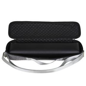 PU Leather Flute Case Flute Handbag with Adjustable Shoulder Durable Flute Strap Bag for 16/17 Holes Flute