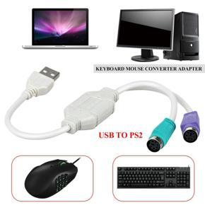 USB MALE TO PS2 FEMALE CABLE ADAPTER CONVERTER USE FOR KEYBOARD MOUSE