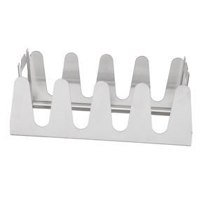 Stainless Steel Grill Holder, Multifunctional Sturdy BBQ Rack for Outdoor