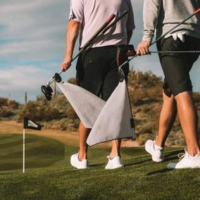 golf towels for men-1 * Magnetic Towel-Black