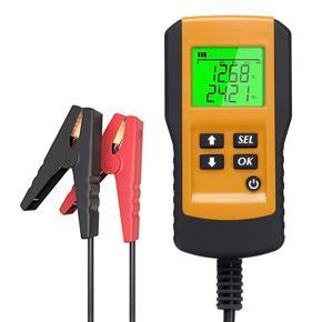 Digital 12V Car batt-ery Tester Load Test and Analyzer of Bat-tery Life Percentage,Voltage, Resistance and Deep Cycle Bat-tery