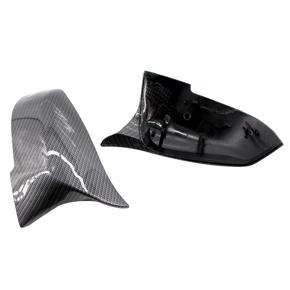 Rearview Mirror Shells Side Wing Mirror Cover Cap Carbon Fiber Style Pair Fit For BMW F32 F30 F31 F33 F36