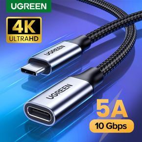UGREEN USB C Extension Cable USB 3.1 Type C Male to Female Gen2 10Gbps Extender Cord for Nintendo Switch MacBook Pro Samsung Galaxy S21 S20 Note20 S10 Google Pixel 3 2 XL