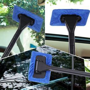 Windshield Easy Cleaner Car Auto Wiper Cleaner Car Windscreen Car Cleaning Brush with Long Handle Windscreen Microfiber Car Wash Brush Dust