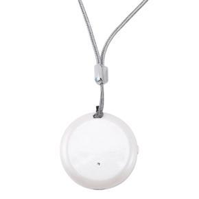 QUANBU 6X Personal Wearable Air Purifier Necklace Mini Portable Air Freshner Ionizer Negative Ion Generator White