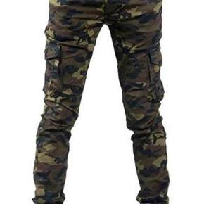 Army Green Twill Cargo Pant for Men
