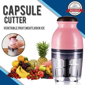 Capsule Cutter Quatre, Food Processor Blenders,Mixers &Grinder (11x11x23cm, Pink)