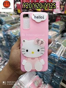 Lady's Styles Hello Kitty Mirror Case back cover FOR Vivo Y20/Y20i/Y12S