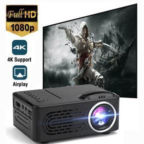 Mini Portable LED Projector video Game USB Built-in Speaker Audio out home theater Projector hot sell