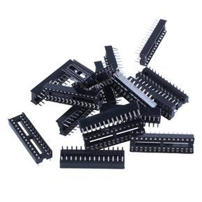 SODIAL(R) 17 Pcs x 28 Pin DIP IC Sockets Adaptor Solder Type Socket