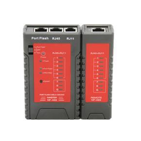 NF-469 Network Cable Tester RJ45 RJ11 Tester for Ethernet LAN Cable Landline Phone Wire Testing Tool