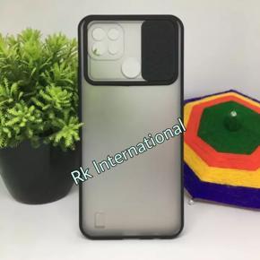 FOR Realme C21 Slide Camera Protect Case Back Cover