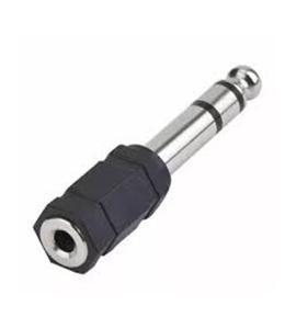 3.5mm (3.5 mm) MONO Socket to 6.35mm Stereo Jack Converter Adapter