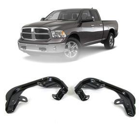 ARELENE For 2009-2019 Dodge Ram 1500 Front Fog Light Bracket Kit Left & Right Side Car Accessories 68054374AB