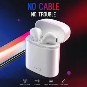 DASI I7s TWS Bluetooth Headphones Sport Noise Cancellation Headset In-Ear Wireless Earbuds With Charging Case