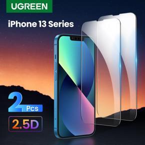 UGREEN 2PCS Phone Screen Protector for iPhone 13, 13 Pro, 13 Pro Max Tempered Glass Film Full Cover Screen Protector Glass