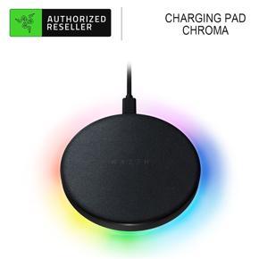 Razer Charging Pad 10W Fast Wireless Charger:  Powered By Chroma RGB - Soft-Touch Rubber Top