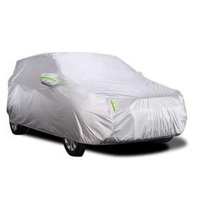 Car Cover Full Covers with Reflective Strip Sunscreen Protection Dustproof UV Scratch-Resistant for 4X4/SUV Business Car