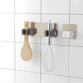 Sticky Multi-purpose Hook Wall-mounted Mop Storage Rack Broom Hanger Kitchen Utensil Hook Kitchen Bathroom Powerful Hook