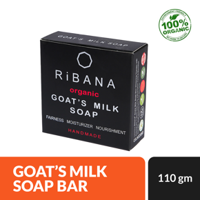 Ribana Organic Goat's Milk Beauty Soap Bar- 110gm