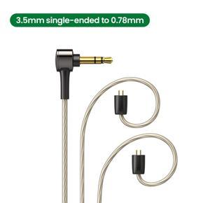 UGREEN 2.5mm 3.5mm 4.4mm to mmcx 0.78mm Balanced HiFi Replacement Earphone High-Purity Monocrystalline Silver Headphone Cable