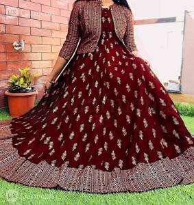Exclusive designed Gown 1piece long kurti different koti, Gown long kurti For Stylish Women / Girls