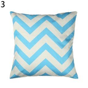 18 inch Modern Striped Wave Pattern Cushion Cover Home Decor Throw Pillow Case