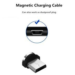 XHHDQES 2X Round Magnetic Cable Plug 8 Pin Mini USB Plugs Fast Charging Phone Magnet Charger Plug