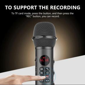 Wireless Karaoke L 598 Microphone Handheld Bluetooth Speaker Singing Rec Microphone High Volume Long Battery Life
