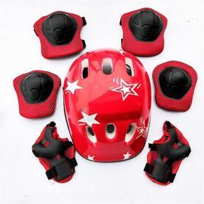 7Pcs/set Kids Boy Girl Safety Helmet Knee Elbow Pad Sets Children Cycling Skate Bicycle Helmet Protection Safety Guard