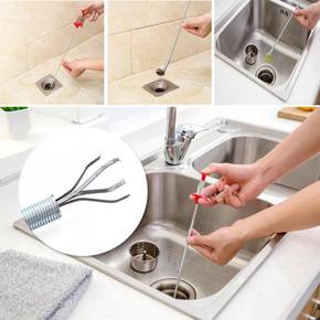 Drain Cleaner Sticks Spring Pipe Dredging Tools Household Hair Cleaner, Bathroom Tub, Toilet, Sink drain opener wire, drain snake pipe cleaner
