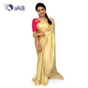 Golden Japani Silk Saree for Women