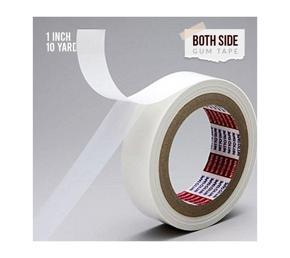 Both Sided Gum Tape - 1 inch - 10 Yards - White Color